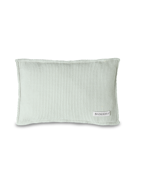 Kopfkissen für die Sauna mit Füllung aus Zirbenspänen in Grün