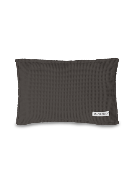 Kopfkissen für die Sauna mit Füllung aus Zirbenspänen in Mocha