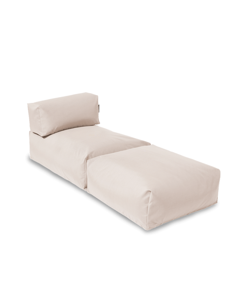 Poolsofa Singel in Perlmutt 